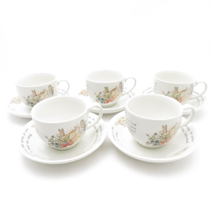 WEDGWOOD ウェッジウッド ピーターラビット カップ＆ソーサー 5客 