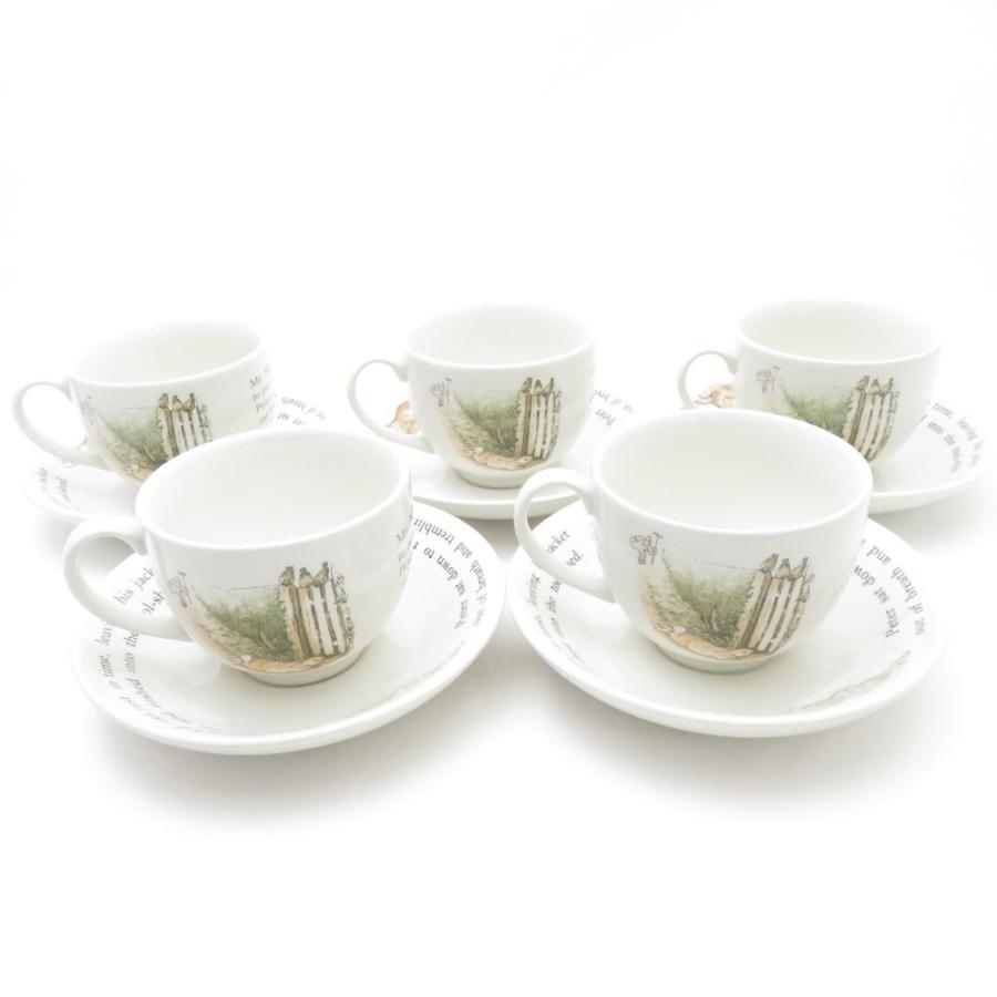 WEDGWOOD ウェッジウッド ピーターラビット カップ＆ソーサー 5客 