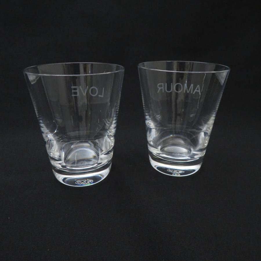 Baccarat  バカラ カステルバジャック コラボ LOVE 専用箱付き バカラ（Baccarat） 美品 カステルバジャックコラボ タンブラー 2点