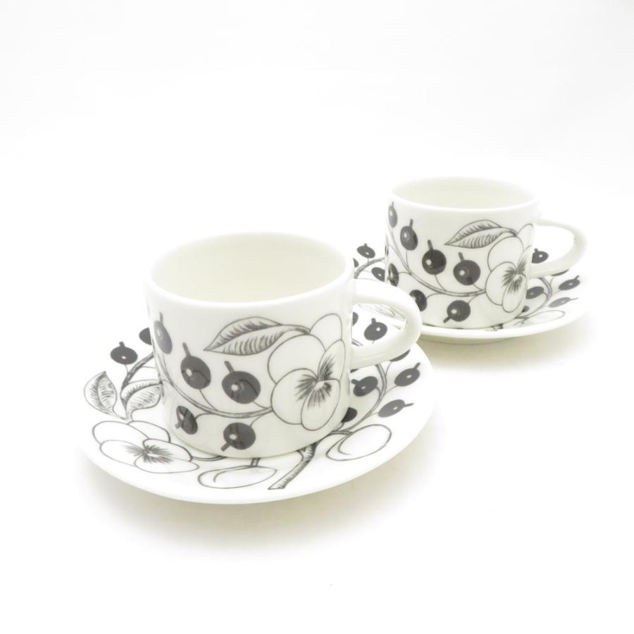 ARABIA（アラビア） 未使用 パラティッシ ブラック コーヒーカップ