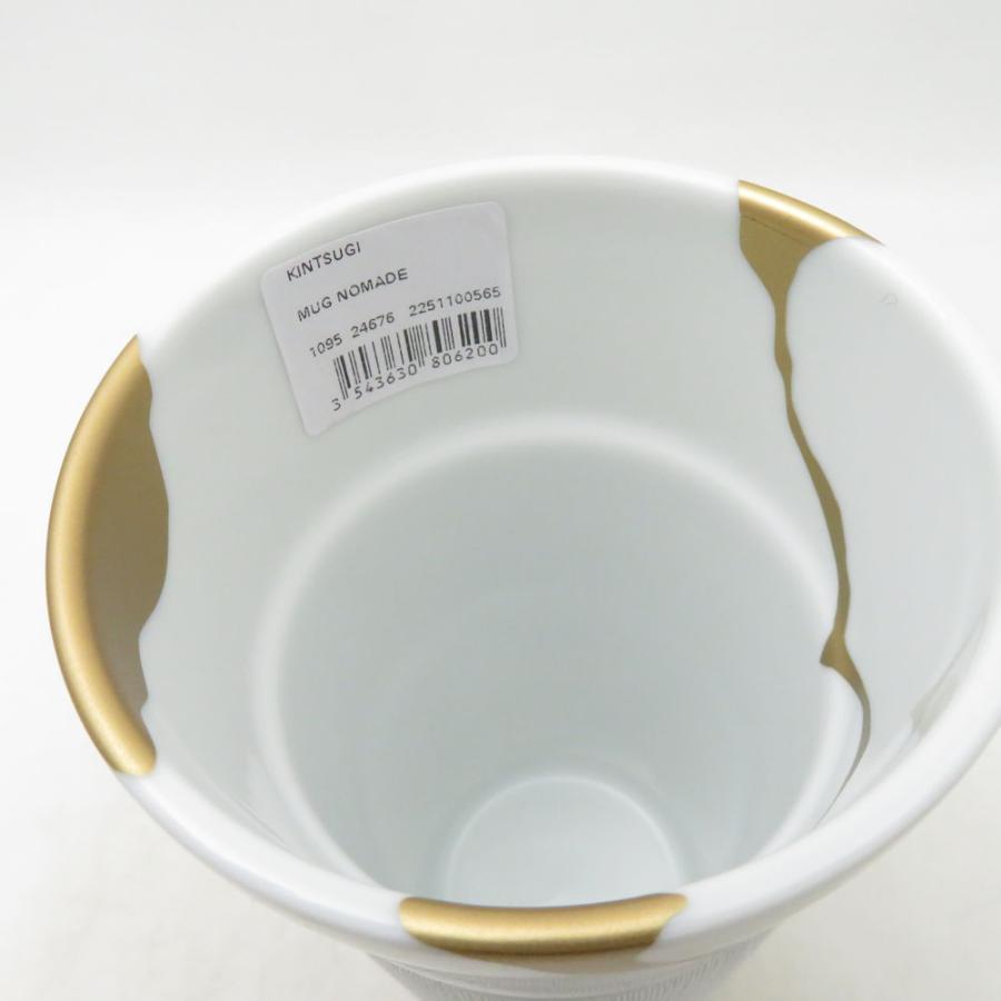未使用 BERNARDAUD ベルナルド マグ ノマド KINTSUGI タンブラー  金継ぎ 陶磁器カップ SO3832S2の画像
