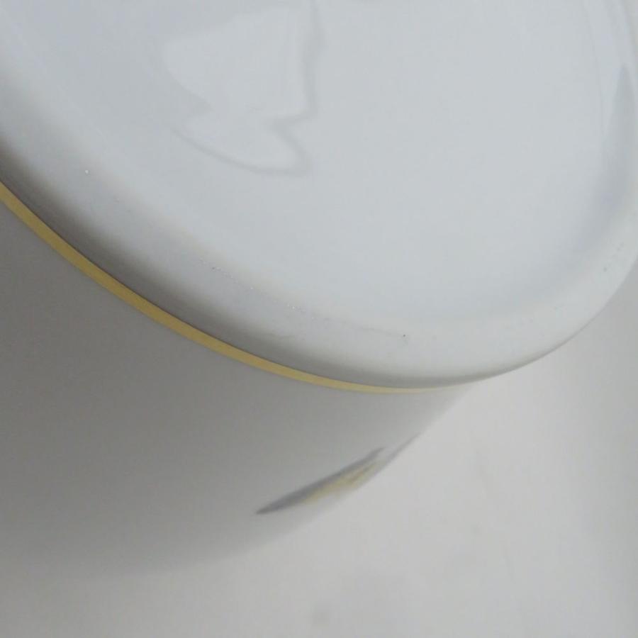 大倉陶園 OKURA 陶器 花瓶 フラワーベース 金彩 花器 花生 壺 ツボ 花瓶 フラワーベース OKURA 大倉陶園 金彩 ゴールドライン 白 花瓶