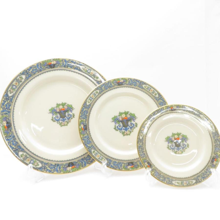 美品 LENOX レノックス オータム カップ＆ソーサー プレート 16cm 21cm 26cm 4点 プレートセット ST472G1_1