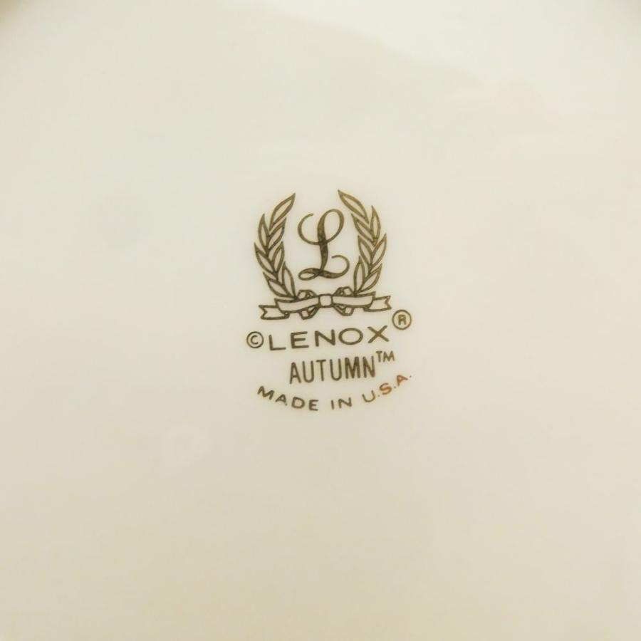 美品 LENOX レノックス オータム カップ＆ソーサー プレート 16cm 21cm 26cm 4点 プレートセット ST472G1_3