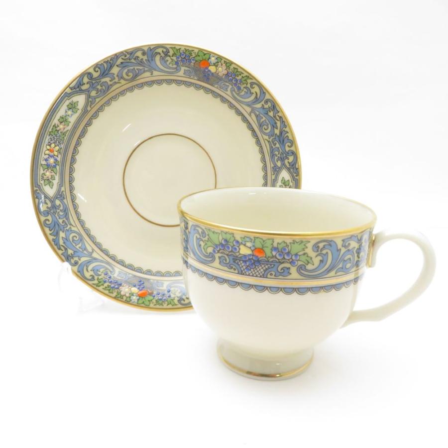 美品 LENOX レノックス オータム カップ＆ソーサー プレート 16cm 21cm 26cm 4点 プレートセット ST472G1_6