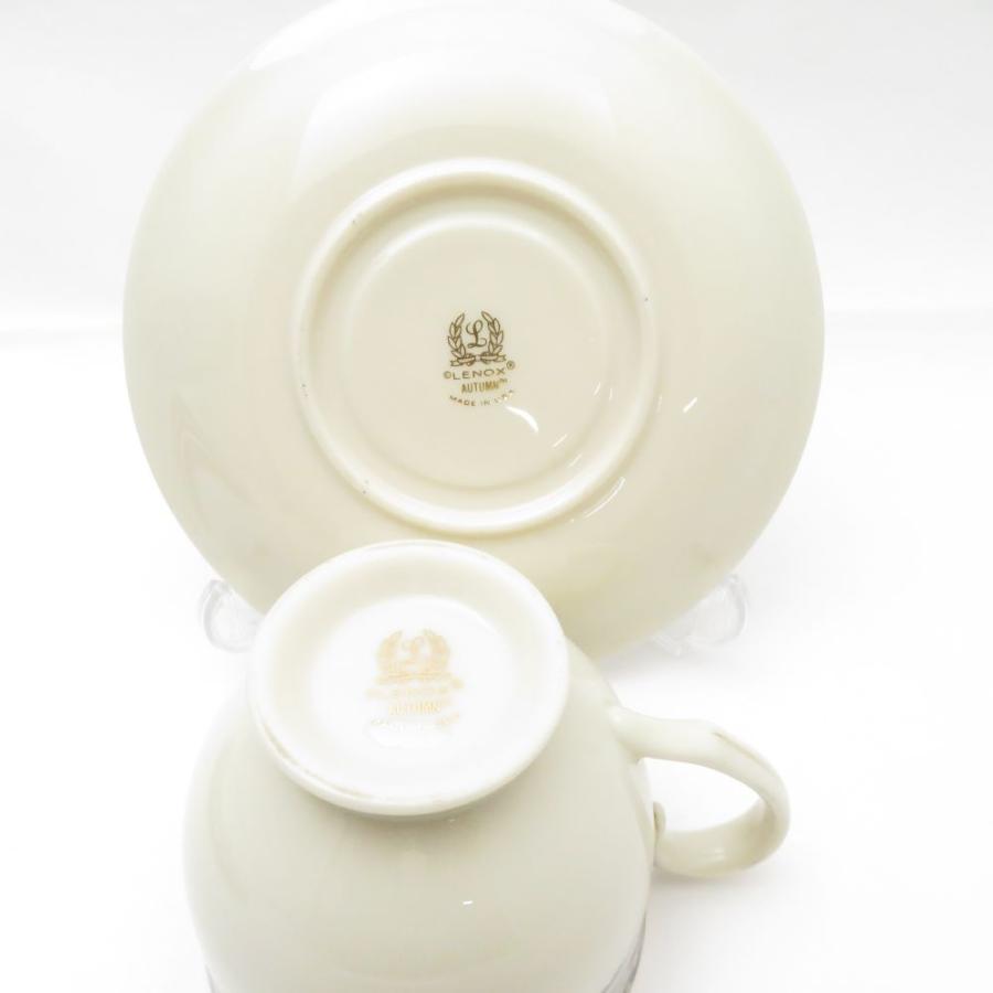 美品 LENOX レノックス オータム カップ＆ソーサー プレート 16cm 21cm 26cm 4点 プレートセット ST472G1_7