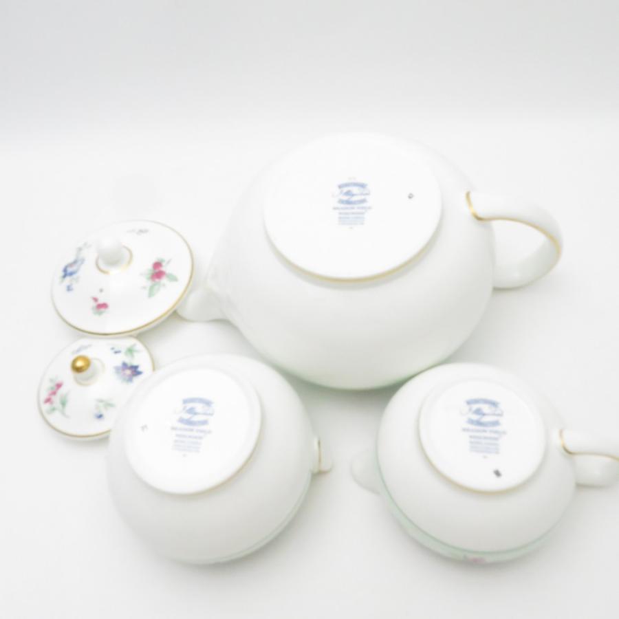 美品】英国製 ウェッジウッド☆メドウフィールド☆ケーキ皿 4枚