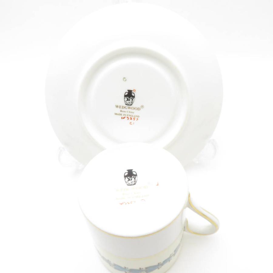  ウェッジウッド アップルドア デミタスカップ＆ソーサー 4客 セット コーヒー 金彩 黒壺 英国 SU10843U1 WEDGWOOD（ウェッジウッド） アップルドア デミタスカップ＆ソーサー 4