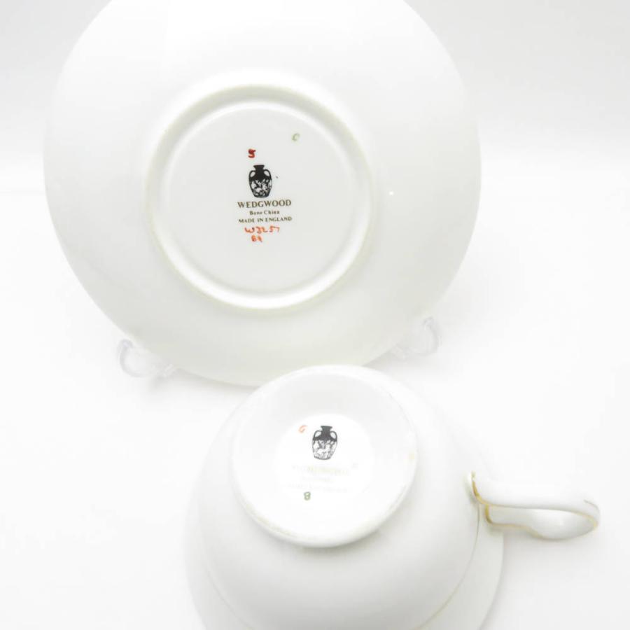 WEDGWOOD ウェッジウッド アップルドア ティーカップ＆ソーサー 5客 セット ピオニー 金彩 黒壺 紅茶 英国 SU10844U1_3