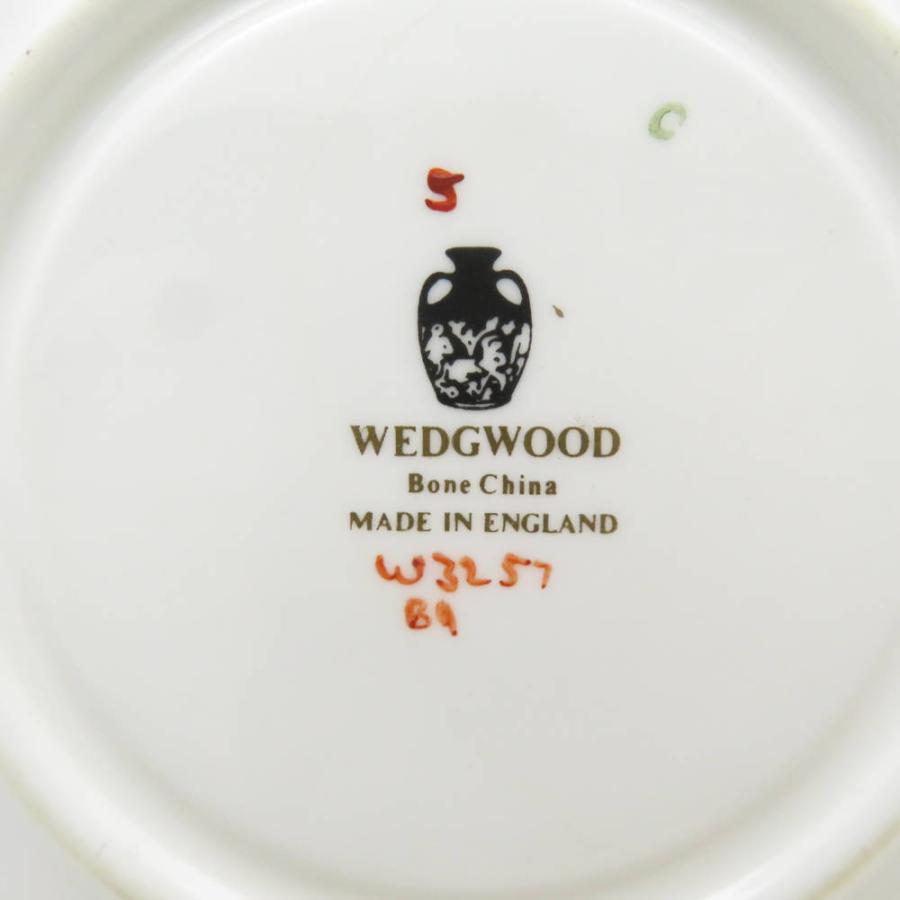 WEDGWOOD ウェッジウッド アップルドア ティーカップ＆ソーサー 5客 セット ピオニー 金彩 黒壺 紅茶 英国 SU10844U1_4
