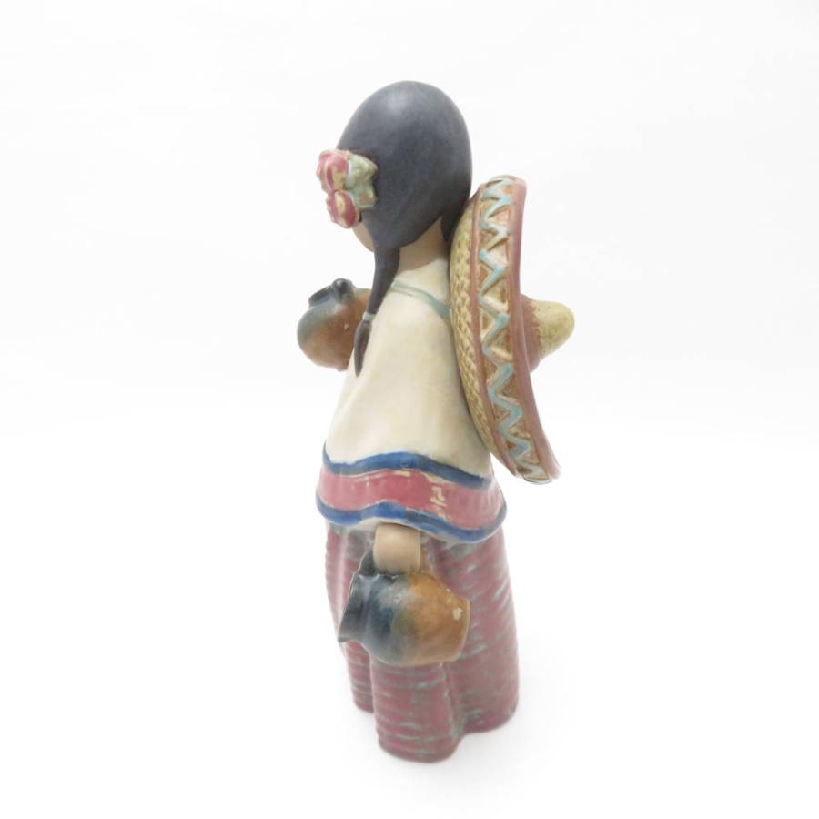 LLADRO（リヤドロ） 美品 GRES グレスシリーズ PEPITA WITH HAT ぺリタ