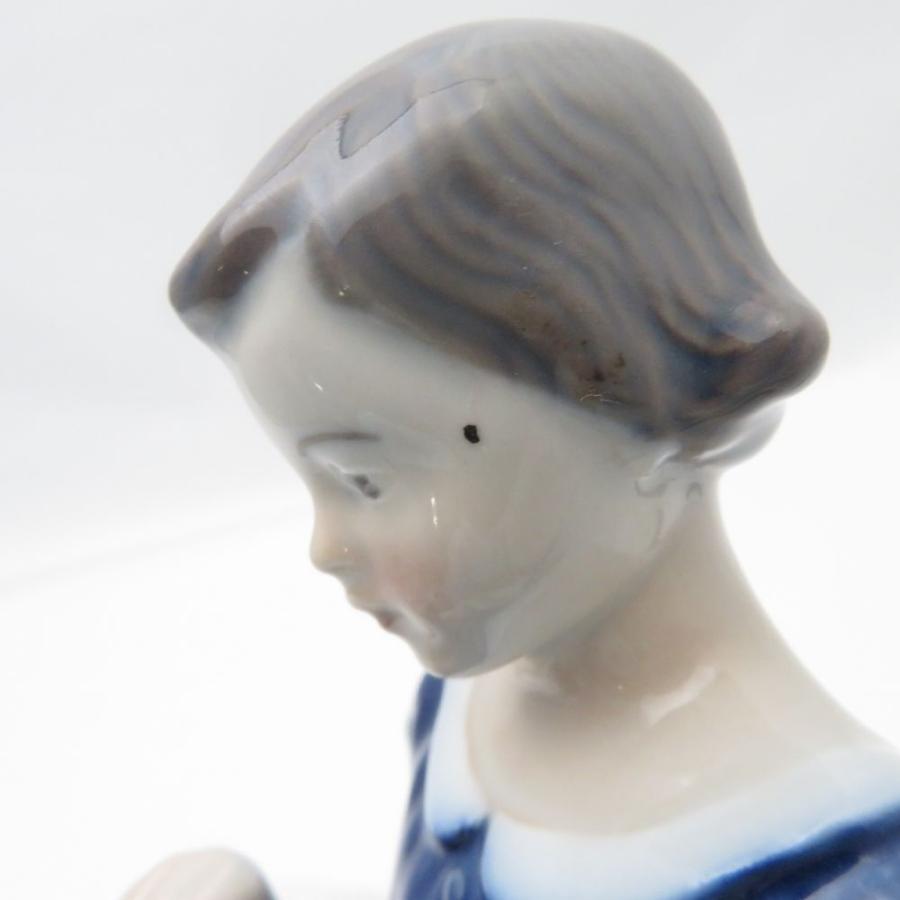 ROYAL COPENHAGEN（ロイヤルコペンハーゲン） 美品 少女と犬 フィギュ