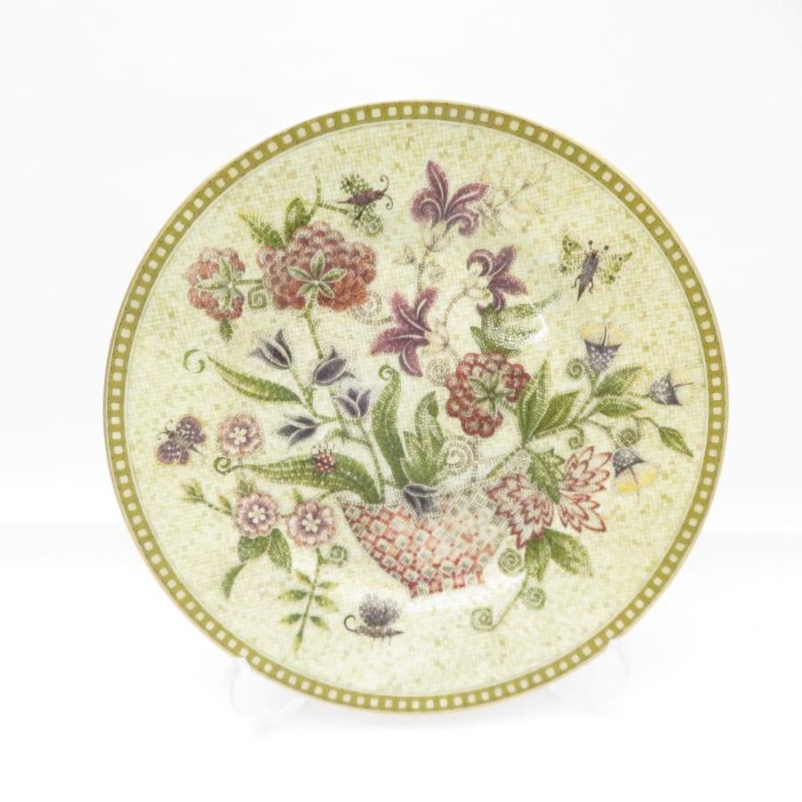  フローラルタペストリープレート 2枚 WEDGWOOD（ウェッジウッド） 美品 フローラルタペストリー 中皿 2枚