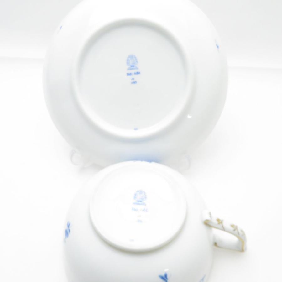 ヘレンド（HEREND） 美品 南京ブーケ ブルー NBB 720 カップ＆ソーサー