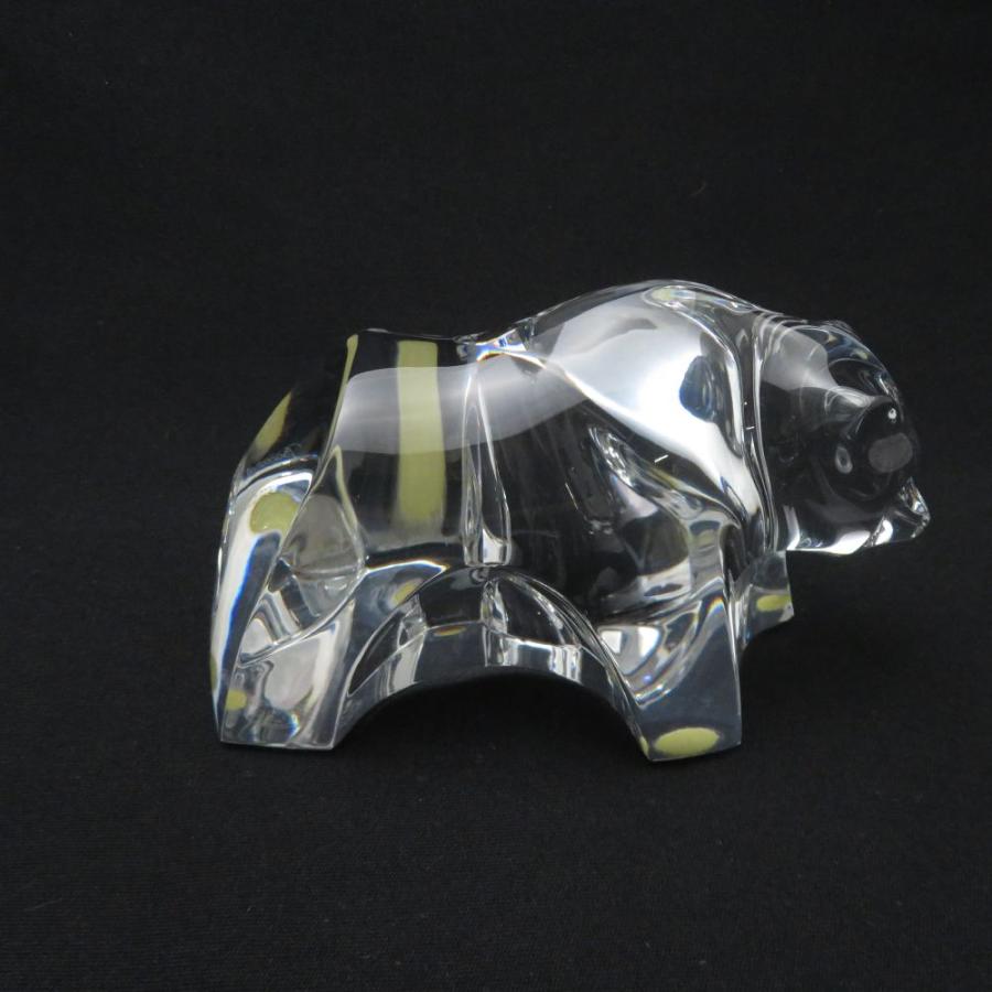 【美品】バカラ 熊 くま ベアー ぺーパーウェイト フィギュリン 置物 オブジェ 美品】バカラ 熊 くま ベアー ぺーパーウェイト フィギュリン 置物