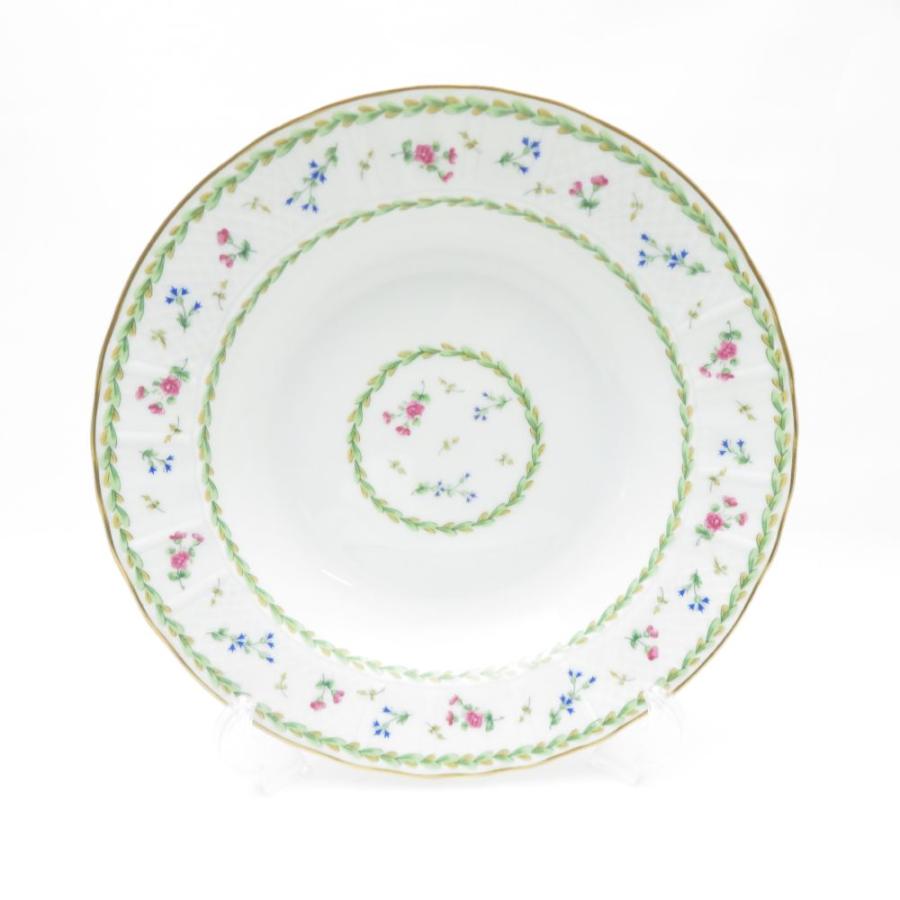 美品 BERNARDAUD LIMOGES ベルナルドリモージュ Artois vert アルトワ ベール 深皿 3枚 23cmプレートセット ディープ 金彩 花 SU11975S2 美品 BERNARDAUD LIMOGES ベルナルドリモージュ Artois vert