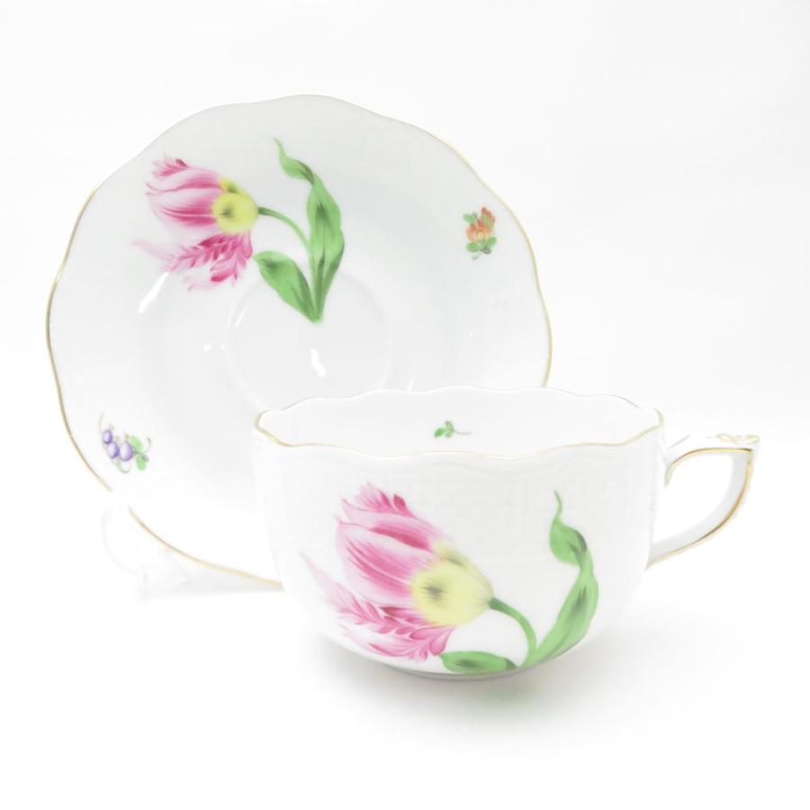 Herend　バコニーの春　2客 バコニーの春] ティーカップ&ソーサー