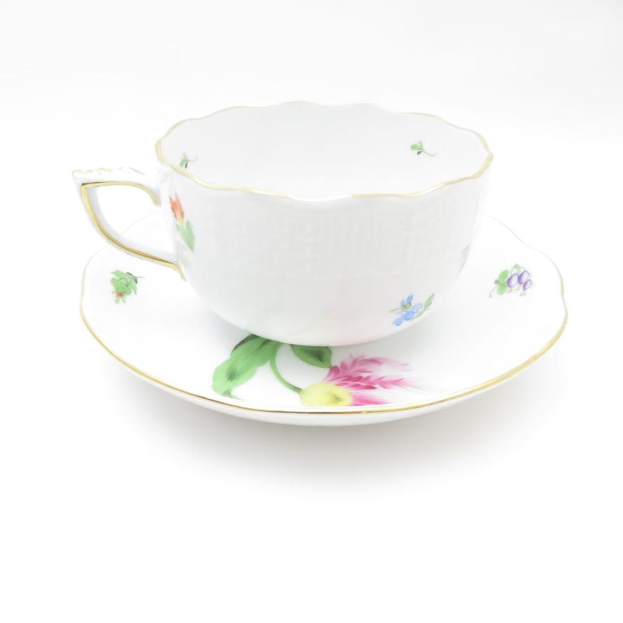 ヘレンド 美品 Herend バコニーの春 PDB 724 ティーカップ＆ソーサー 1  