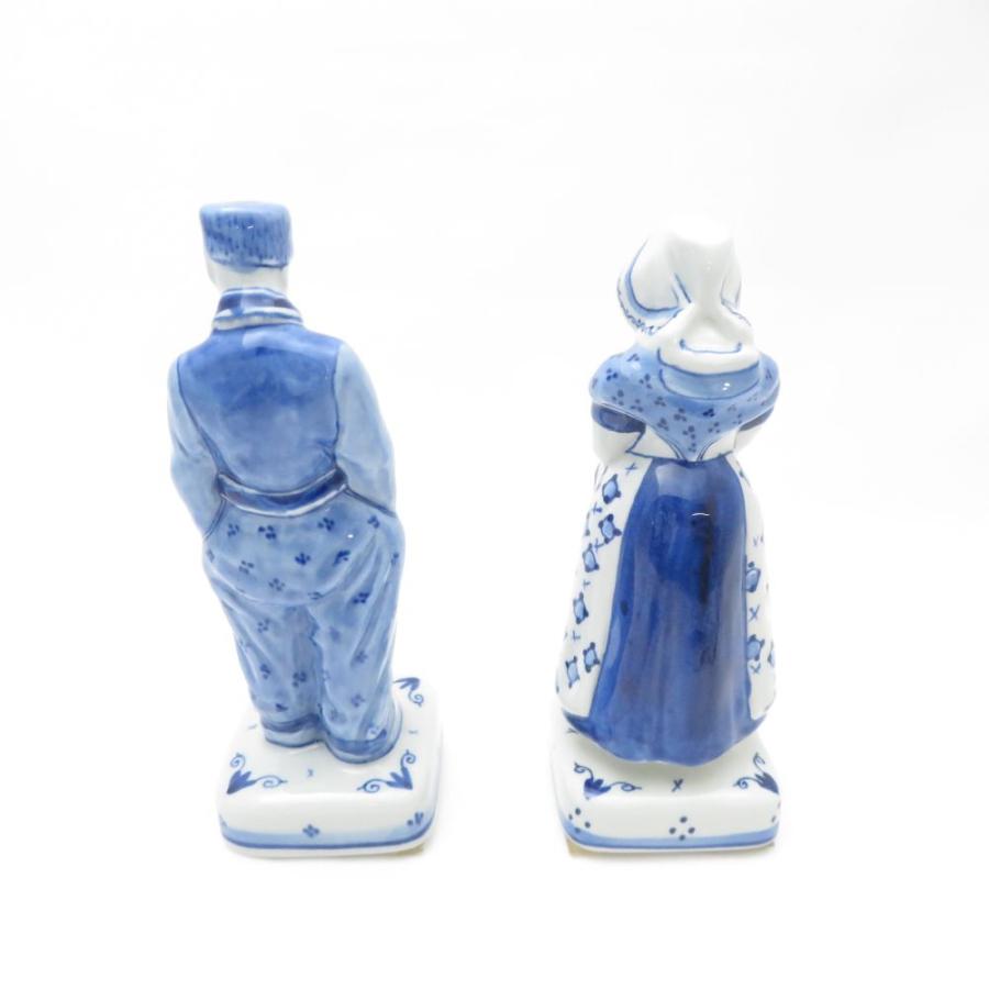 DELFT ロイヤルデルフォト ファーマーと妻 置物 陶器 オランダ ROYAL