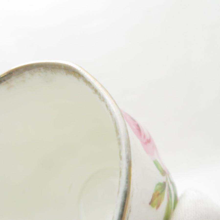 美品   ロイヤルアルバート アメリカンビューティー デミタスカップ＆ソーサー 5客 セット コーヒー 金彩 薔薇 レア 希少 SU12523K1 Royal Albert 美品 ロイヤルアルバート アメリカンビューティー