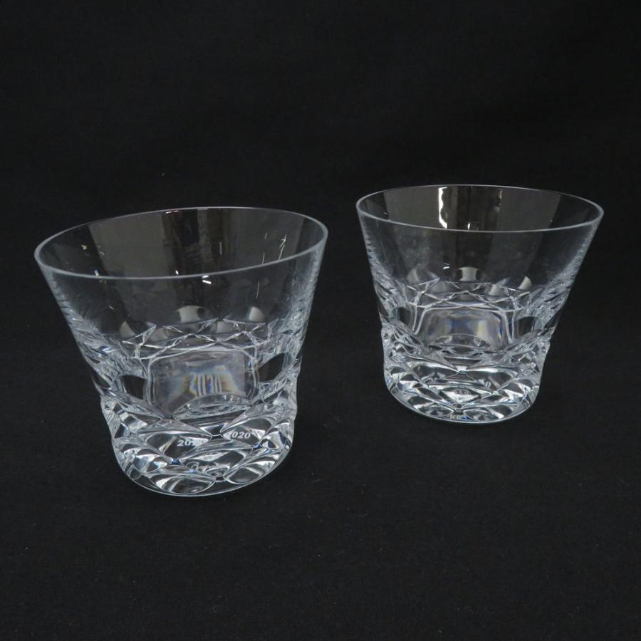 Baccarat バカラ ブラーヴァ ロックグラス ペア タンブラー バカラ（Baccarat） 美品 ブラーヴァ 2020 タンブラー 2点 クリスタル