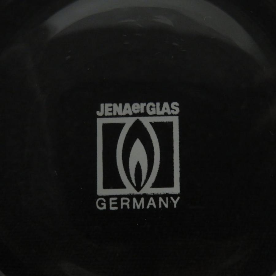 美品 JENAER GLAS イエナグラス カップ＆ソーサー 2客 耐熱ガラス ペア