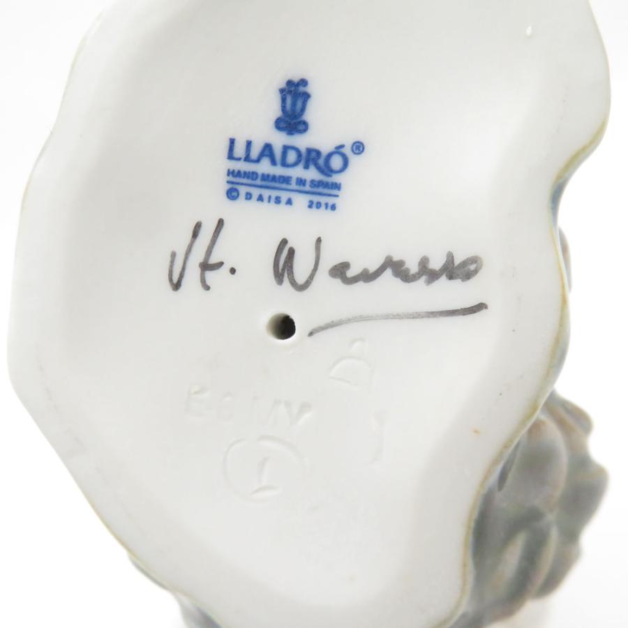 LLADRO 美品 リヤドロ 9233 酉 干支 フィギュリン 1点 暁光 置物  