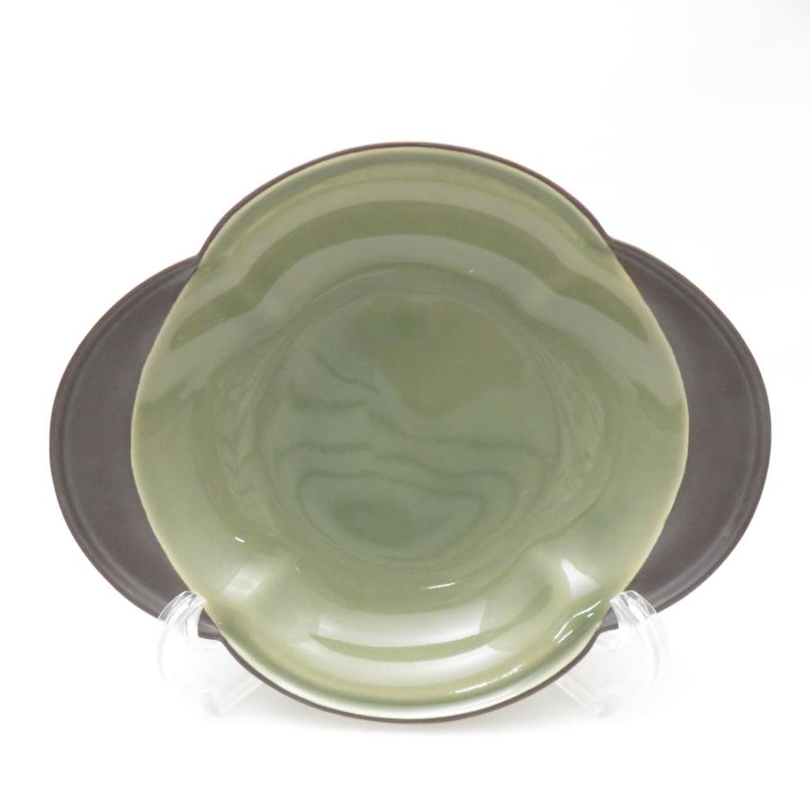 美品 Fukagawa Seiji 深川製磁 百年庵 茶灰釉 和皿揃 皿 5枚 プレートセット 有田焼 和食器 SU13038C2の画像