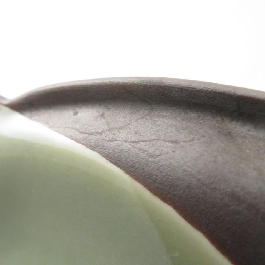 美品 Fukagawa Seiji 深川製磁 百年庵 茶灰釉 和皿揃 皿 5枚 プレートセット 有田焼 和食器 SU13038C2の画像