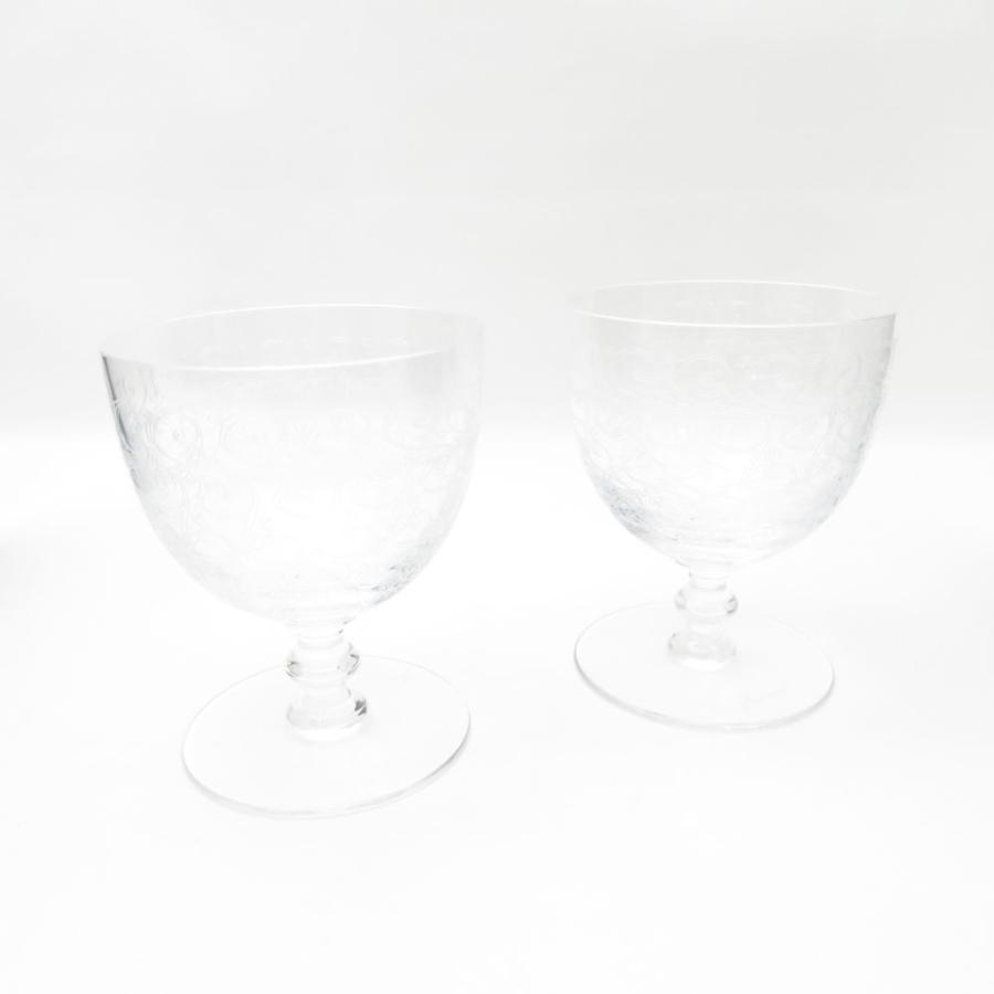 バカラ（Baccarat） 美品 ローハン ワイングラス 2客 クリスタル