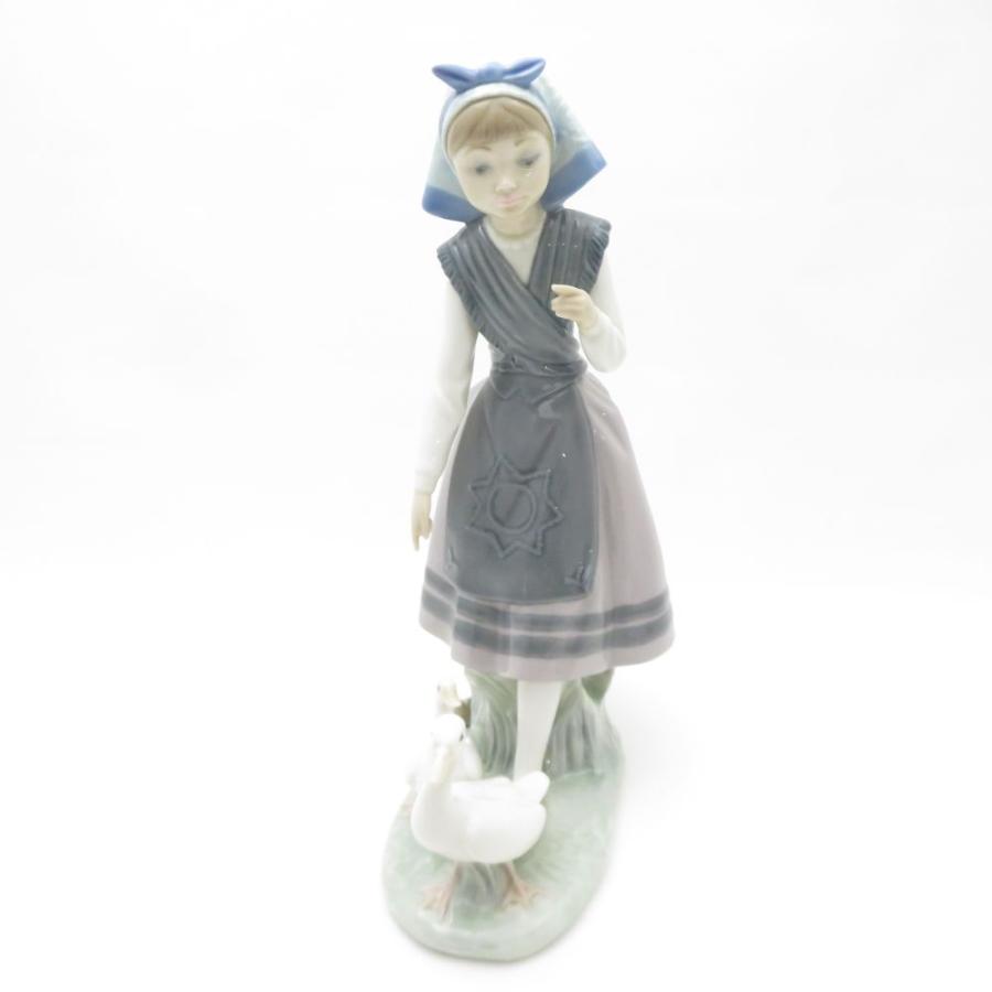 LLADRO（リヤドロ） 5202 少女アラセリーと2匹のアヒル フィギュリン 1