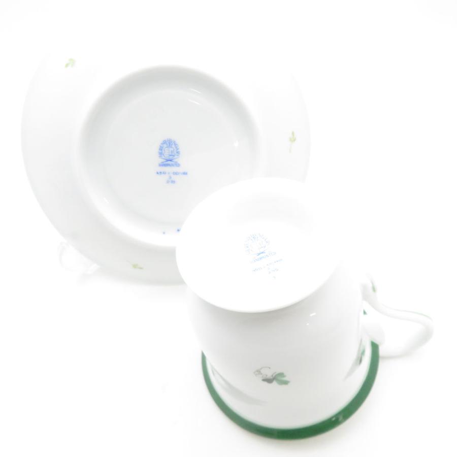 美品 Herend ヘレンド ウィーンのバラ VRH 4911 コーヒーカップ＆ソーサー ハイハンドル 薔薇 ばら SU13313D2_3