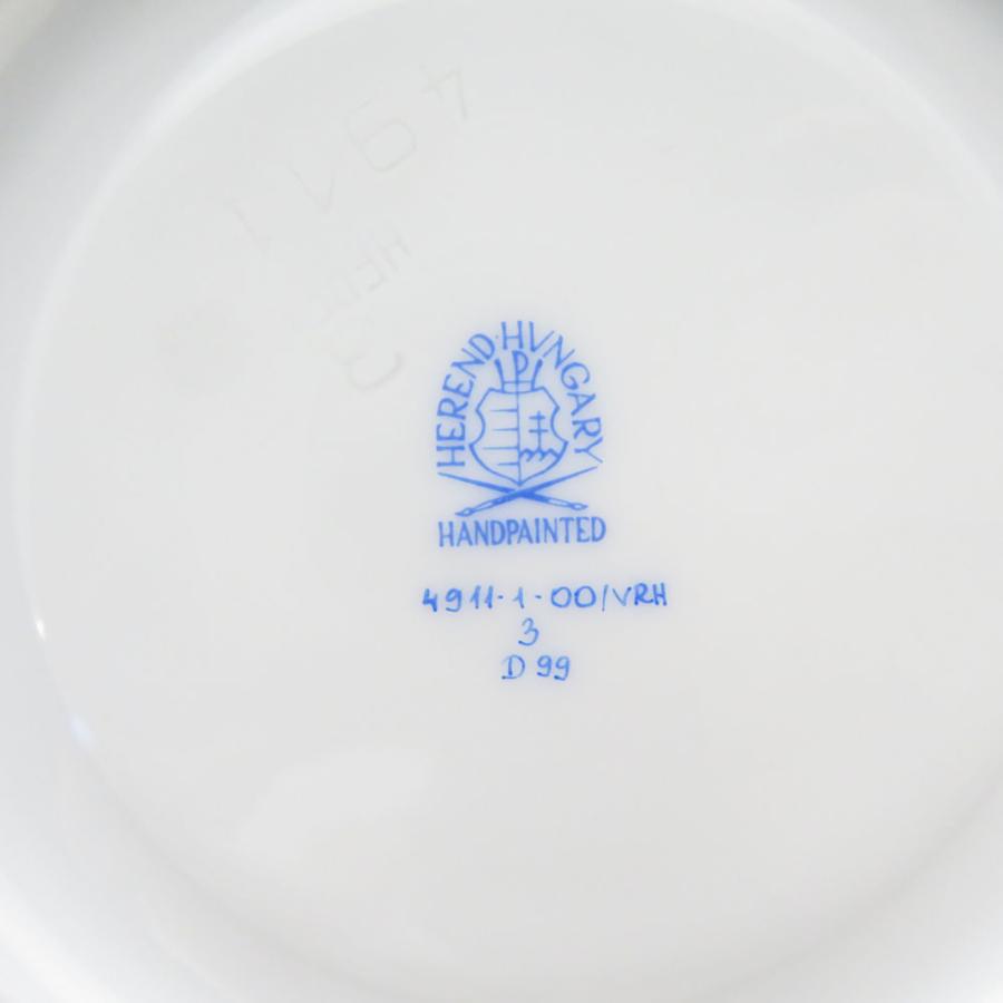 美品 Herend ヘレンド ウィーンのバラ VRH 4911 コーヒーカップ＆ソーサー ハイハンドル 薔薇 ばら SU13313D2_4