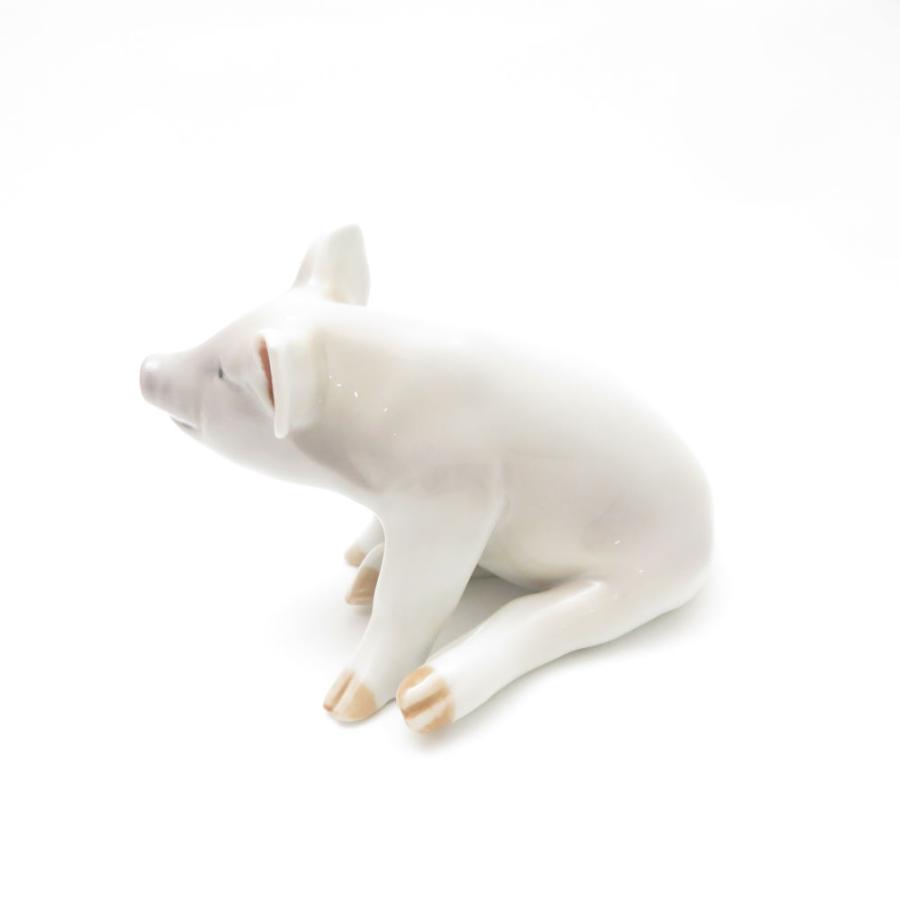 新品、箱付2005年限定品、ロイヤルコペンハーゲン、ハッピーピッグ、豚さん置物 ROYAL COPENHAGEN（ロイヤルコペンハーゲン） 美品 2005年(1249194