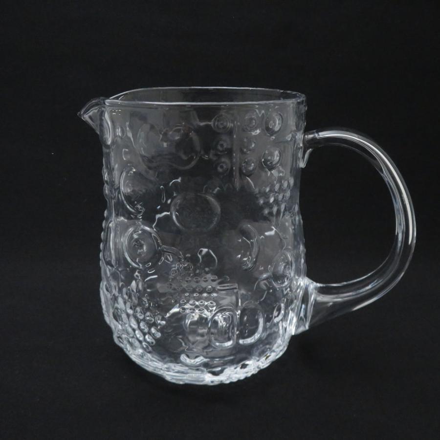 美品 iittala イッタラ フルッタ ピッチャー 無鉛ガラス 1L クリア 水差 ジャグ 北欧 フィンランド SU13532B4の画像