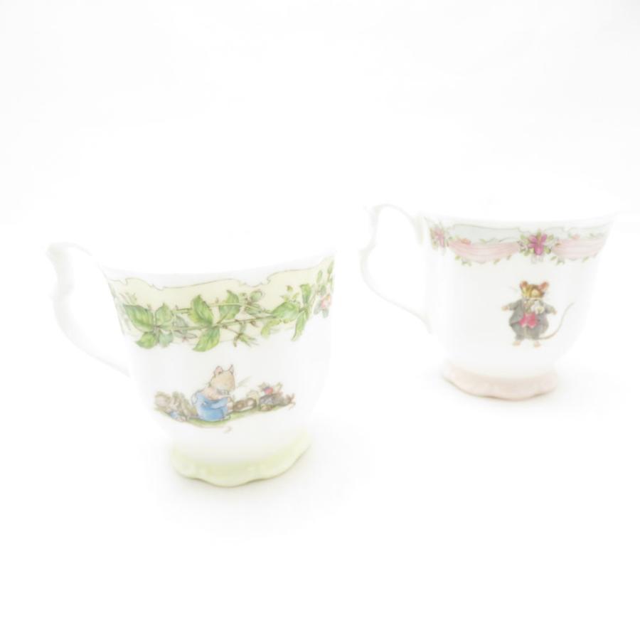 ROYAL DOULTON ロイヤルドルトン ブランベリーヘッジ SPRING スプリング/ウェディング マグカップ 2点 セット ビーカー 春 結婚 SU13691H2の画像