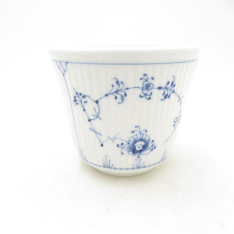 美品 ROYAL COPENHAGEN ロイヤルコペンハーゲン ブルーフルーテッドプレイン スタイルカップ 260ml マグ アイスクリーム SU13993A2の画像