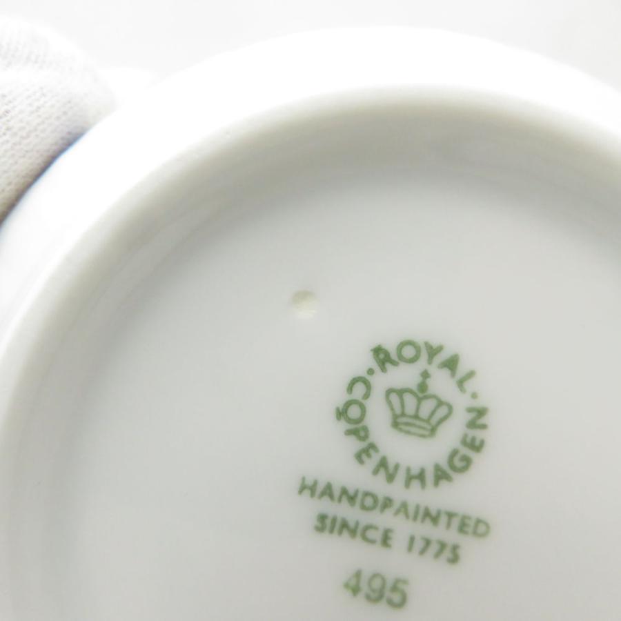 美品 ROYAL COPENHAGEN ロイヤルコペンハーゲン ブルーフルーテッドプレイン スタイルカップ 260ml マグ アイスクリーム SU13993A2の画像