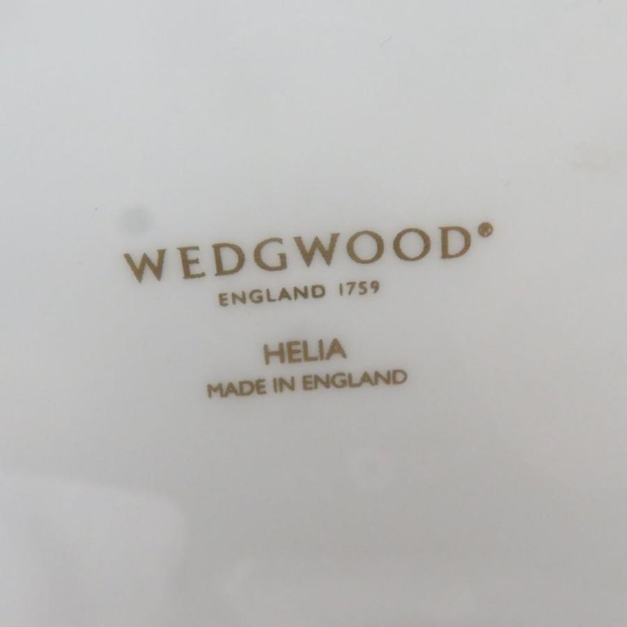 美品 WEDGWOOD ウェッジウッド HELIA ヘリア 中皿 15cmプレート パン 金彩 白 青 英国 SU14337H2_2