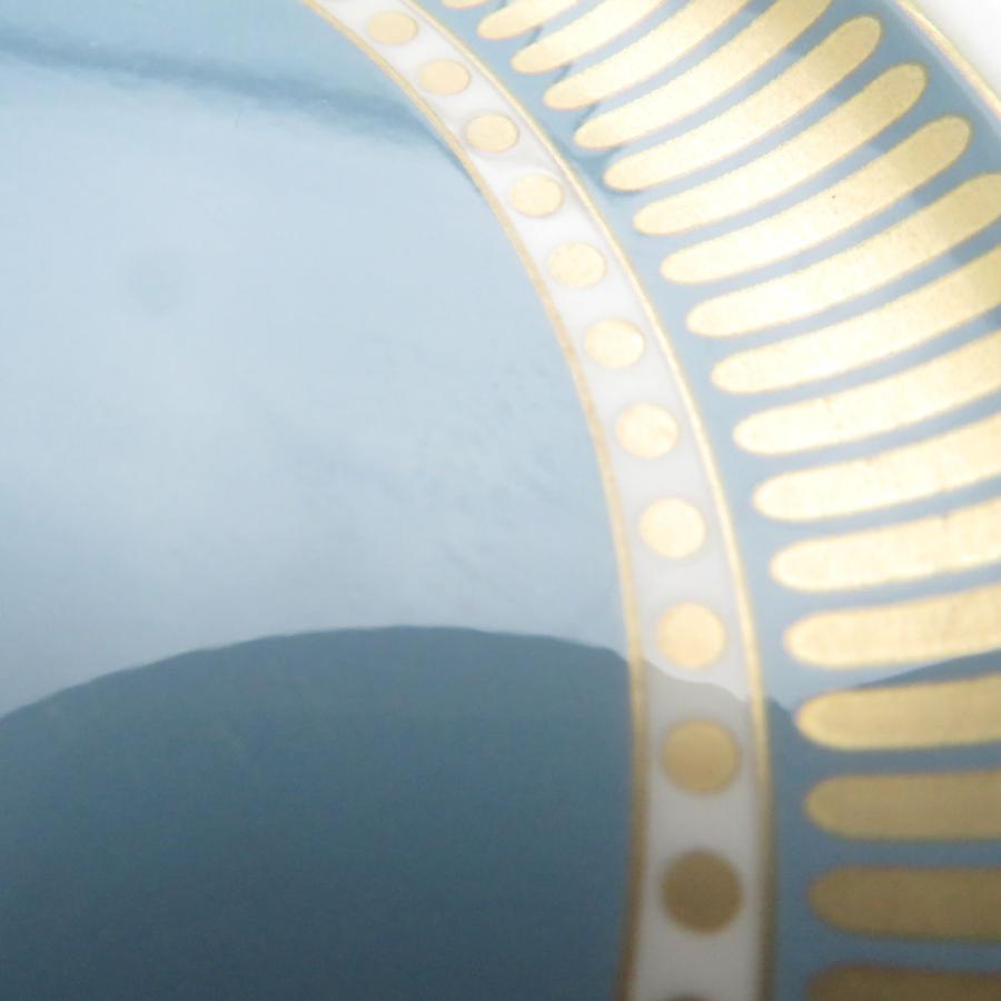 美品 WEDGWOOD ウェッジウッド HELIA ヘリア 中皿 15cmプレート パン 金彩 白 青 英国 SU14337H2_4