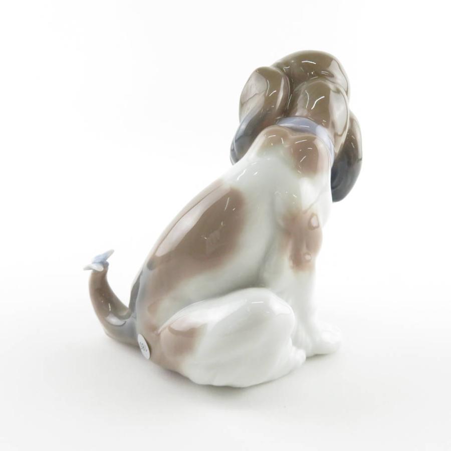 美品 LLADRO リヤドロ 6210 マイフレンド フィギュリン 陶磁器 コッカー 犬 蝶 置物 陶器人形 インテリア SU4852U｜uru-uru｜02