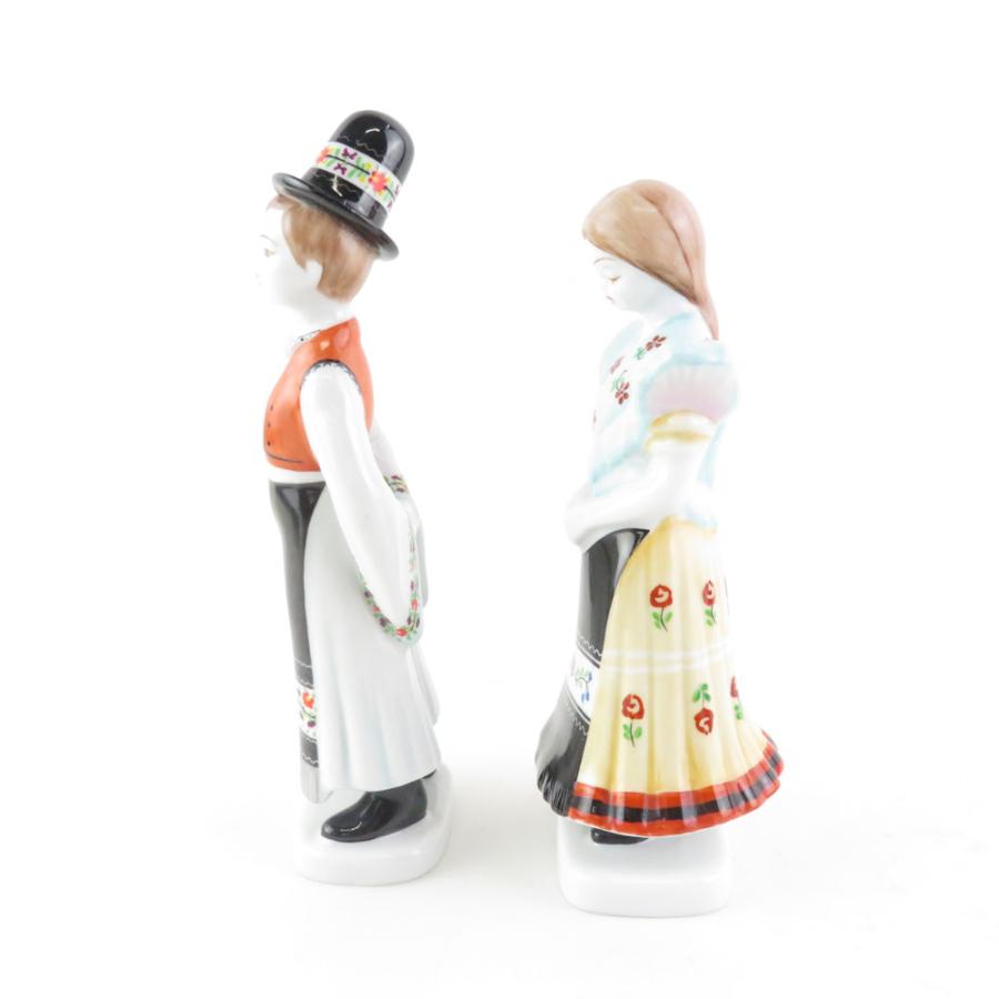 ホロハーザ ハンガリー 陶器人形 ヴィンテージ　アンティーク磁器農民女性置物 ホロハーザ ハンガリー 陶器人形 ヴィンテージ アンティーク磁器農民