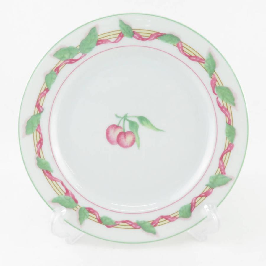 美品 BERNARDAUD LIMOGES ベルナルドリモージュ Feuillantine フィヤンティーヌ ティーカップ＆ソーサー 中皿 2点 トリオ1セット SU5980D｜uru-uru｜06