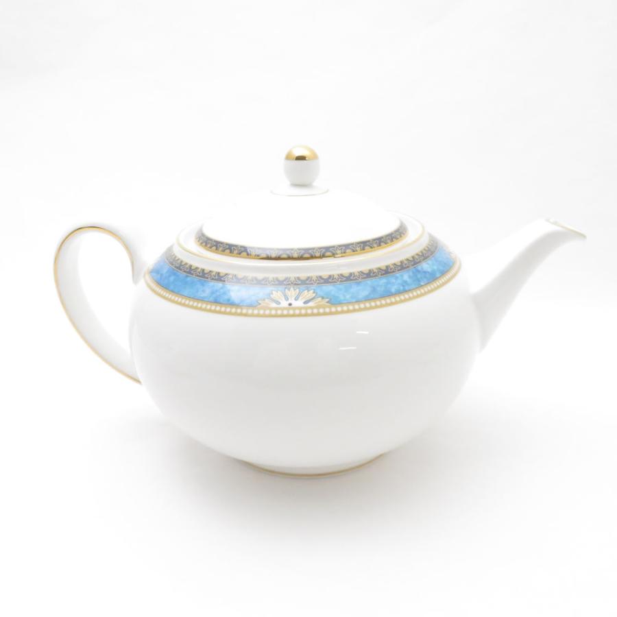 美品 WEDGWOOD ウェッジウッド カーゾン ティーポットL&シュガーポット 