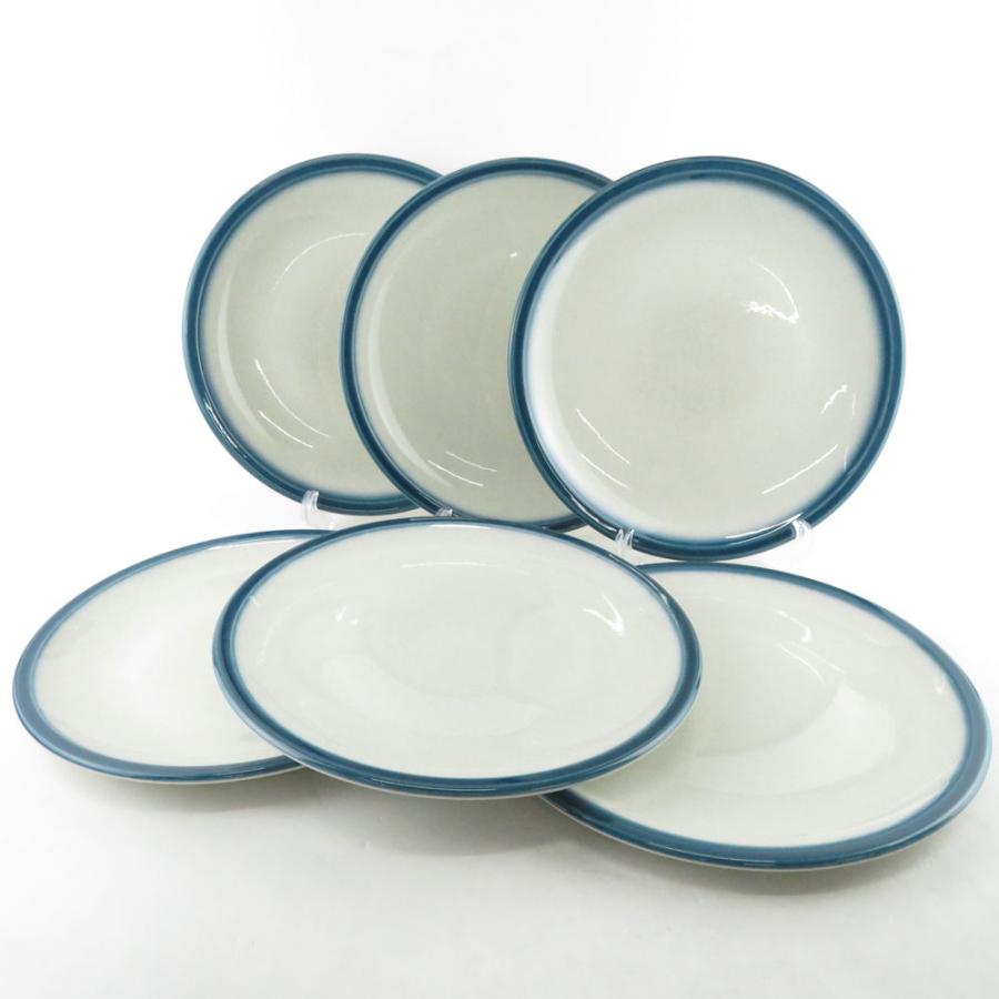 WEDGWOOD ウェッジウッド Blue Pacific ブルーパシフィック 大皿 6枚  