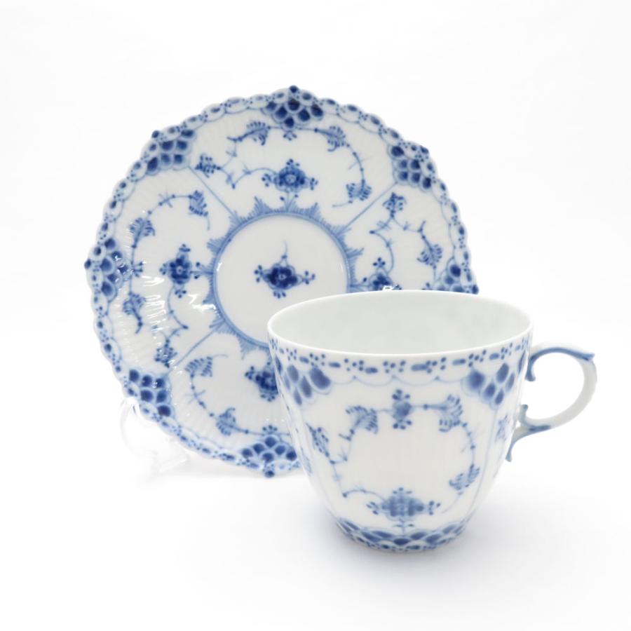 美品 ロイヤルコペンハーゲン ブルーフルーテッド フルレース 1035  