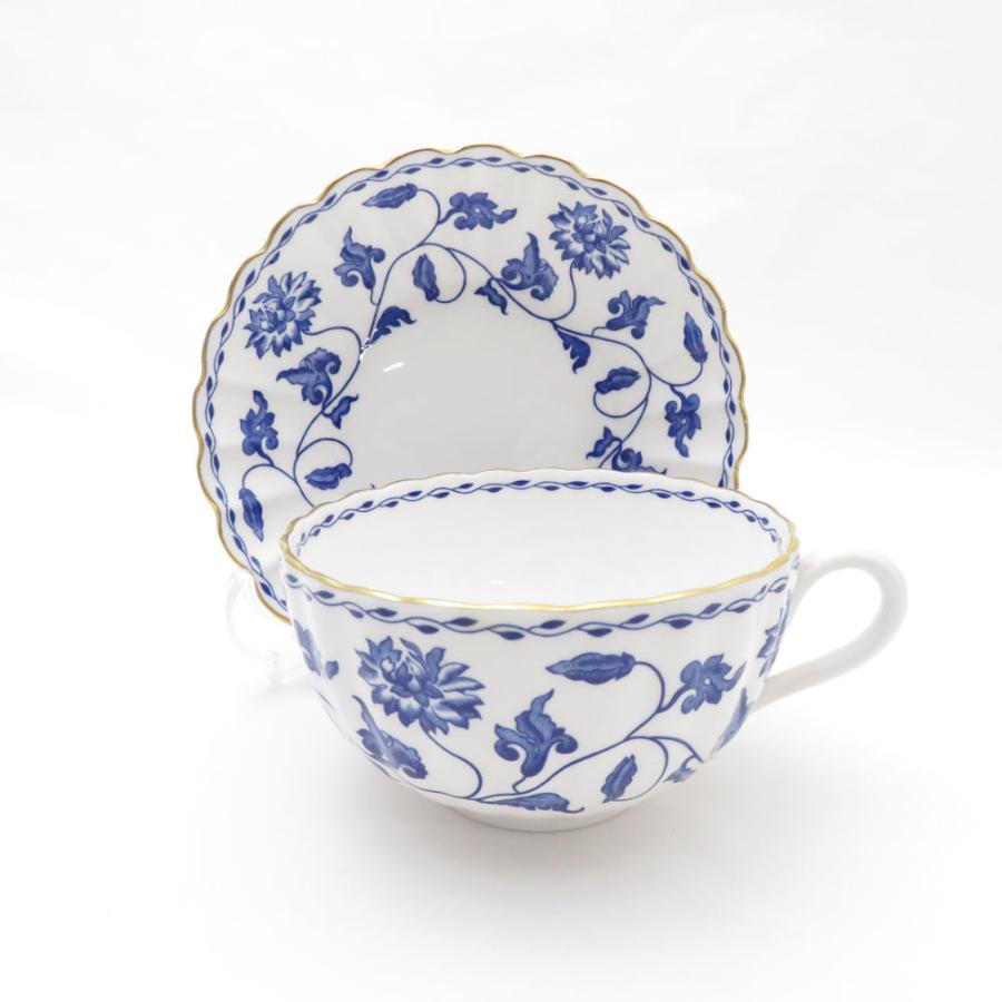 Spode 美品 SPODE スポード ブルー コロネル ティーカップ＆ソーサー 
