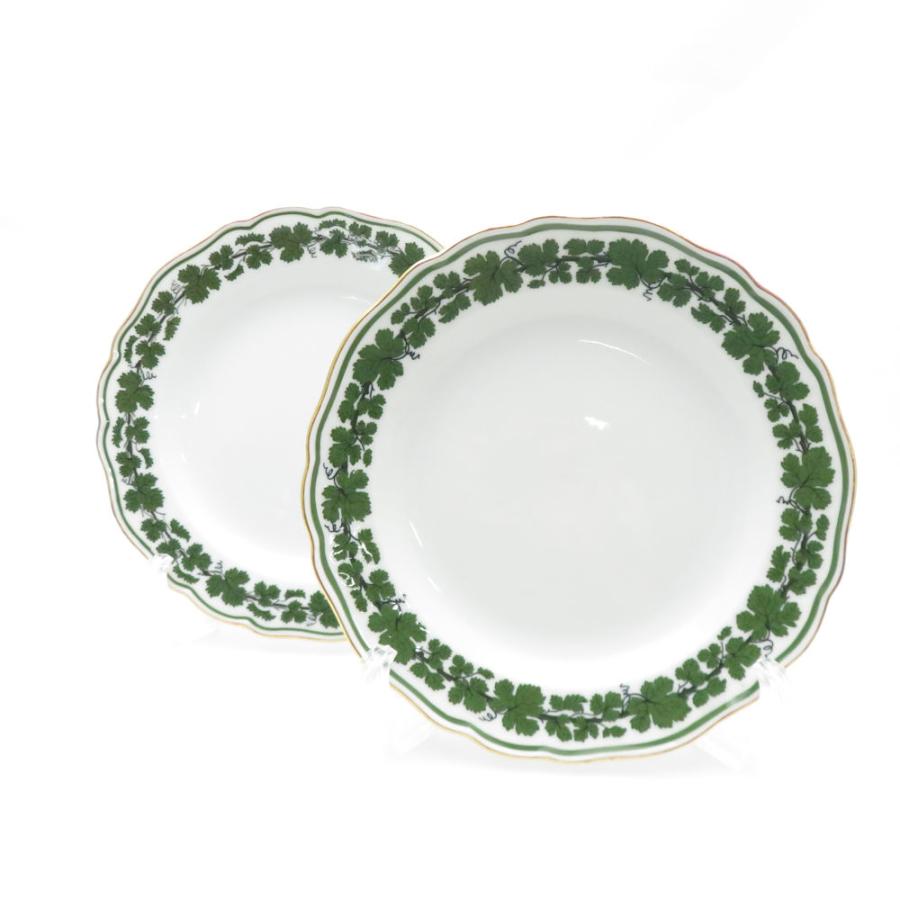 マイセン 美品 MEISSEN ワインリーフ カップ＆ソーサー 中皿 4点