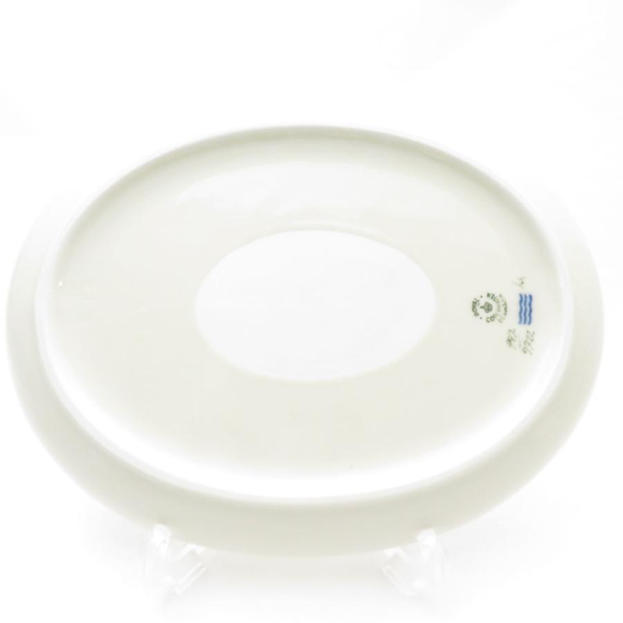 美品 ROYAL COPENHAGEN ロイヤルコペンハーゲン ゴールデンクローバー オーバル皿 27cmプレート 楕円 ディナー トレイ SU8461Fの画像
