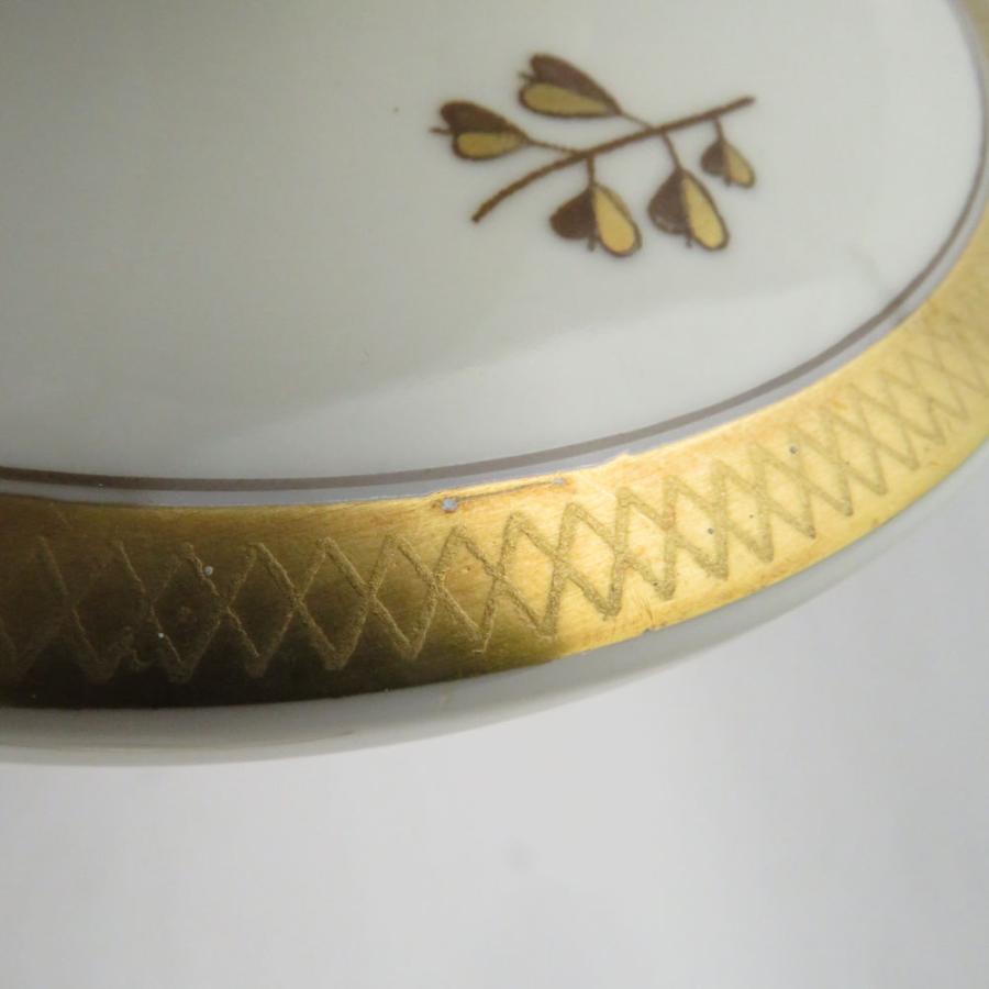 美品   ロイヤルコペンハーゲン ゴールデンクローバー キャンドルホルダー 2点 ペア スタンド インテリア SU8463F ROYAL COPENHAGEN（ロイヤルコペンハーゲン） 美品 ゴールデン